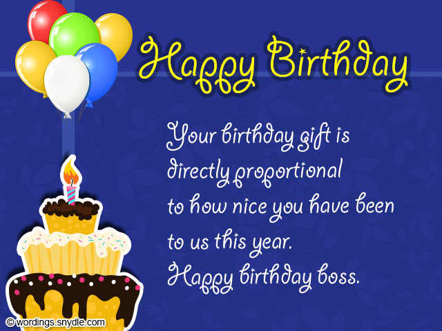 Birthday Wishes for Boss and Birthday Card Wordings for Boss Wordings ...