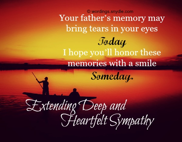 Sympathy Cards For Loss Of Father