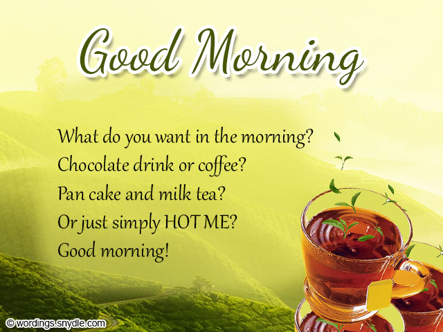 Romantic Good Morning Messages - Wordings and Messages