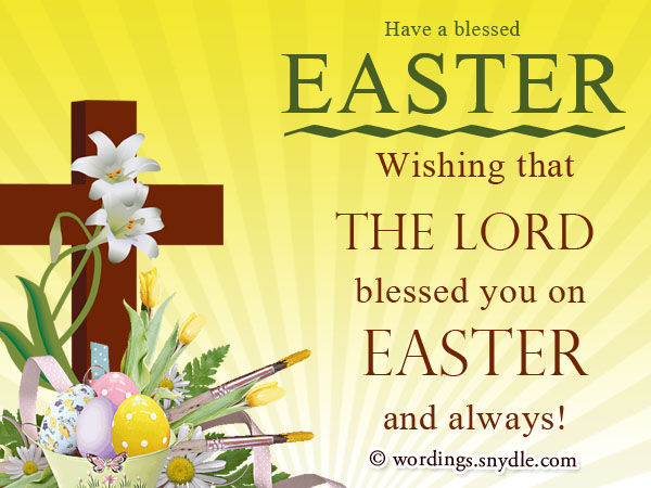 Religious Easter Messages and Christian Easter Wishes Wordings and