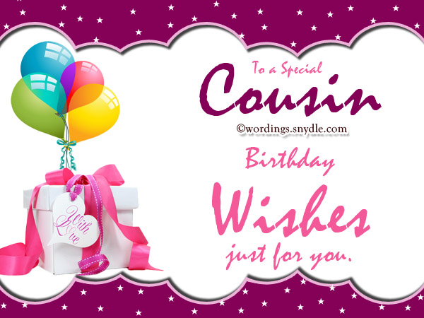 Cousin Birthday Messages: Happy Birthday Wishes for Cousin Wordings ...