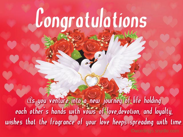 Congratulations Wedding Wishes Diy Wedding Congratulations Cards As