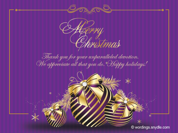 Christmas Messages for Employees Wordings and Messages