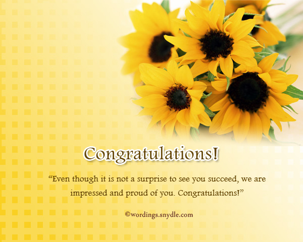 Congratulations Messages For Achievement Wordings And Messages