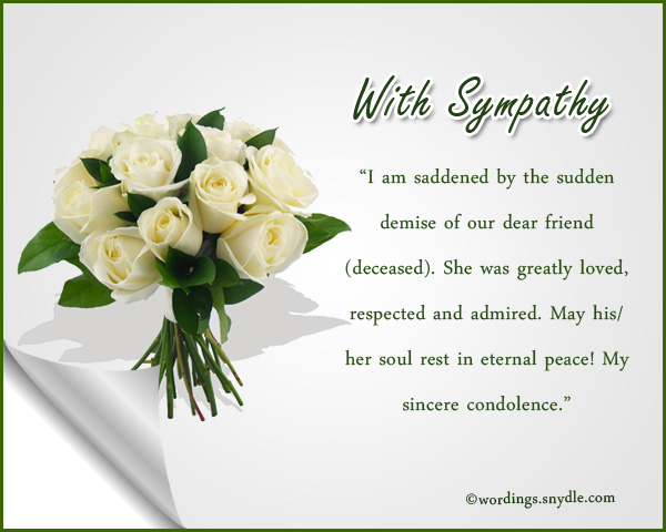 How To Write A Sympathy Card Examples