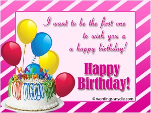 Advance Birthday Wishes, Messages and Advance Birthday Card Wordings ...