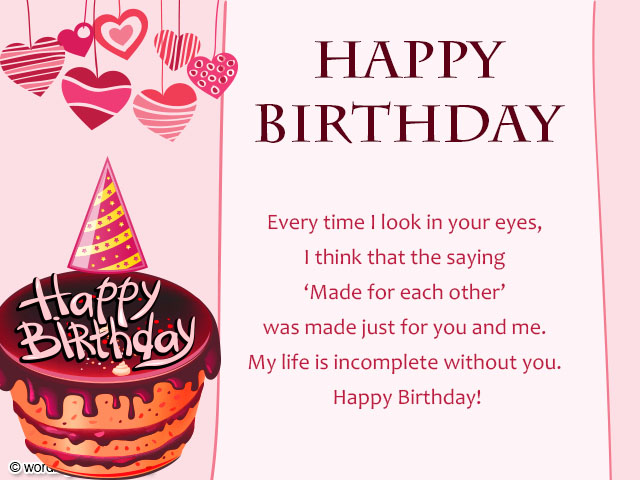 Happy Birthday Card Messages For Boyfriend