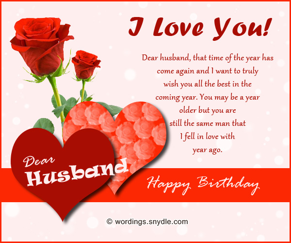 Birthday wishes for husband Wordings And Messages