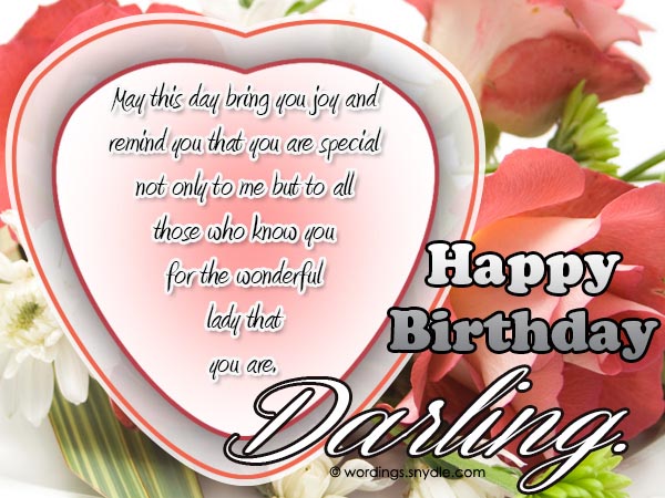 birthday to wording wife Messages for and  And  Messages Wife Wishes Birthday Wordings