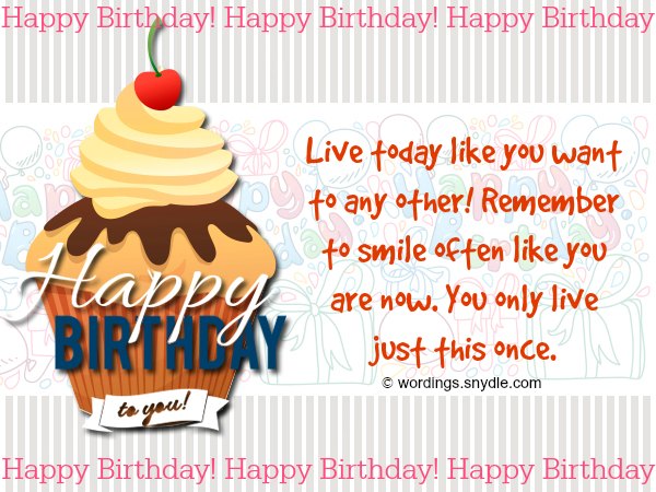 Happy Birthday Wishes And Messages Wordings And Messages