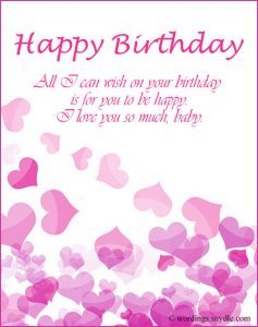 Happy Birthday Wishes for Girlfriend – Wordings and Messages