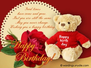 Happy Birthday Wishes And Messages – Wordings and Messages