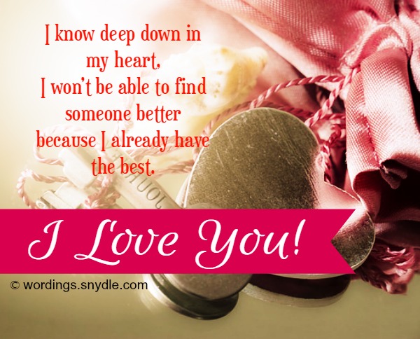 I Love You Messages And Quotes For Someone Special Wordings And Messages