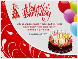 Happy Birthday Wishes And Messages – Wordings and Messages