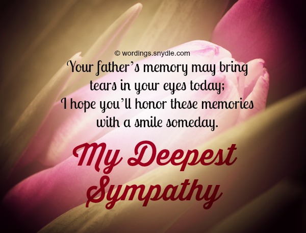 Sympathy Messages for Loss of Father Wordings and Messages