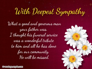 Condolence Messages – Wordings and Messages