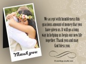 Wedding Thank You Notes – Wordings and Messages