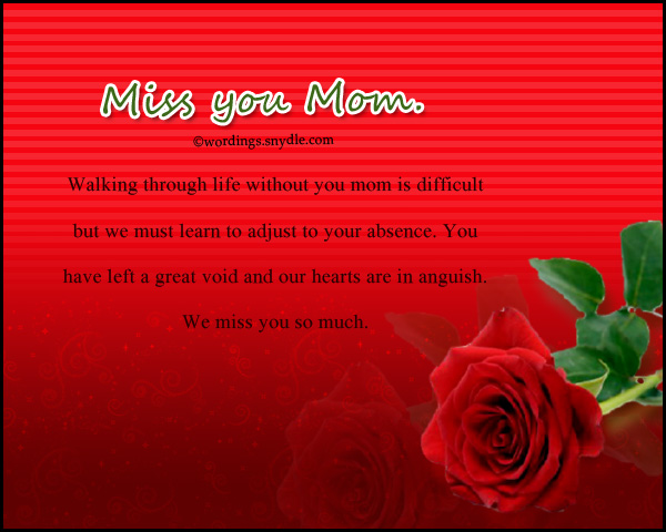 Missing You Messages For Mother Who Died Wordings And Messages