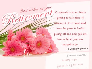 Retirement Wishes, Greetings and Retirement Messages – Wordings and ...