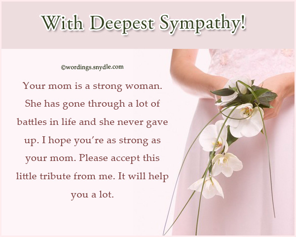 Sympathy Messages for Loss of a Mother – Wordings and Messages