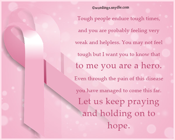 Inspirational Messages For Cancer Patient Wordings And Messages   Inspirational Words Of Hope For Cancer Patient 