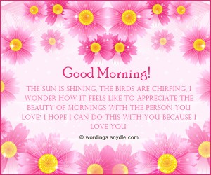 Romantic Good Morning Messages – Wordings and Messages