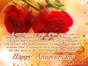 Wedding Anniversary Messages for Wife – Wordings and Messages