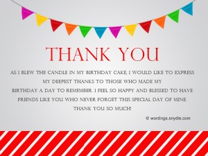 How To Say Thank You For Birthday Wishes – Wordings and Messages