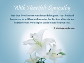 Sympathy Messages for Loss of Husband – Wordings and Messages