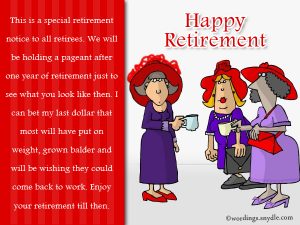 Funny Retirement Wishes and Messages – Wordings and Messages