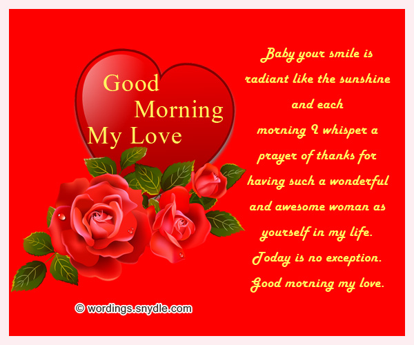 Romantic Good Morning Messages – Wordings and Messages