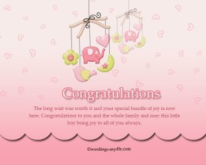 Congratulation Messages for New Born Baby Boy – Wordings and Messages