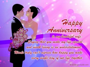 Wedding Anniversary Messages for Wife – Wordings and Messages