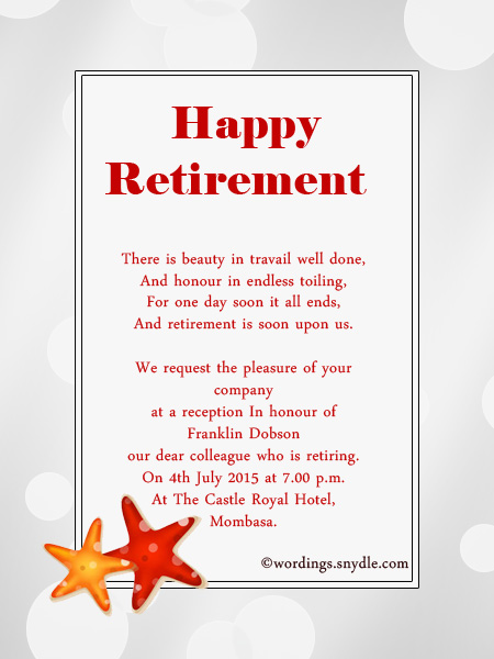 Invitation Message For Retirement Party 9