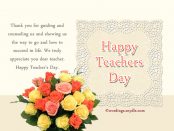 Happy Teachers Day Messages and Greetings – Wordings and Messages