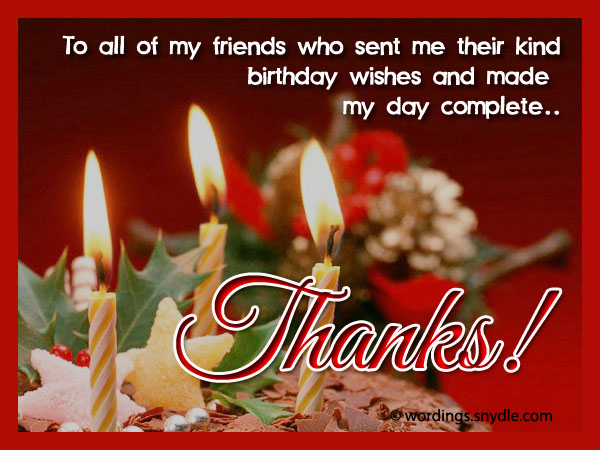 Sample Thank You Message For Birthday Greetings On Facebook