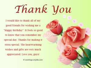 How To Say Thank You For Birthday Wishes – Wordings and Messages