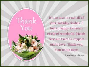 How To Say Thank You For Birthday Wishes – Wordings and Messages