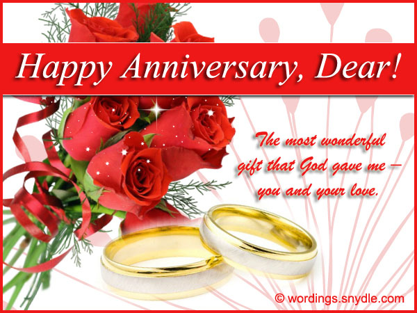 Wedding Anniversary Messages For Wife Wordings And Messages