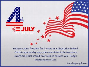 4th of July Greetings, Messages and Quotes – Wordings and Messages