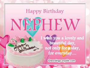 Nephew Birthday Messages: Happy Birthday Wishes for Nephew – Wordings ...