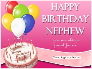 Nephew Birthday Messages: Happy Birthday Wishes for Nephew – Wordings ...