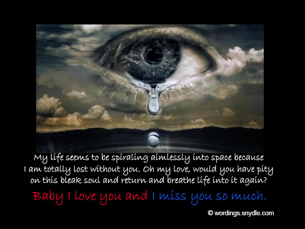 Missing You Messages And Wordings – Wordings and Messages