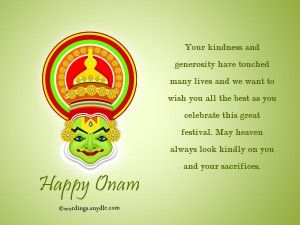 Happy Onam Wishes, Greetings and Messages – Wordings and Messages