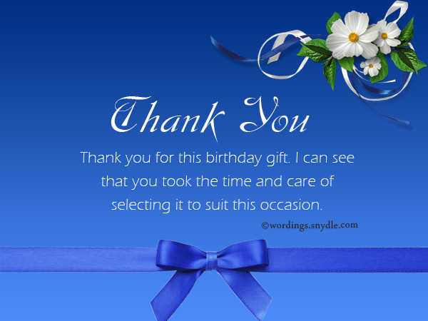 Thank You Notes For Gifts Wordings And Messages