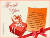 Thank You Notes for Gifts – Wordings and Messages