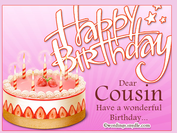 Girl Cousin Birthday Quotes