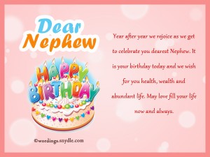 Nephew Birthday Messages: Happy Birthday Wishes for Nephew – Wordings ...