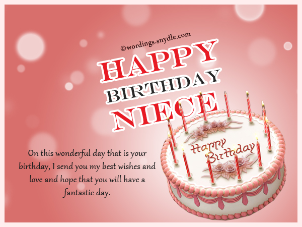 Happy Birthday Wishes for Niece, Niece Birthday Messages – Wordings and ...