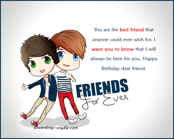 Birthday Wishes For Best Friend Forever - Wordings and Messages